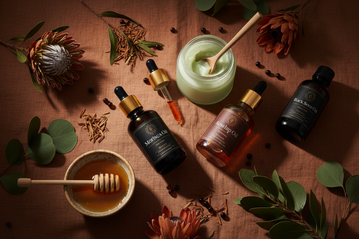 The Natural Skincare Routine for Melanin-Rich Skin: A Complete Morning and Evening Ritual Using African Botanicals