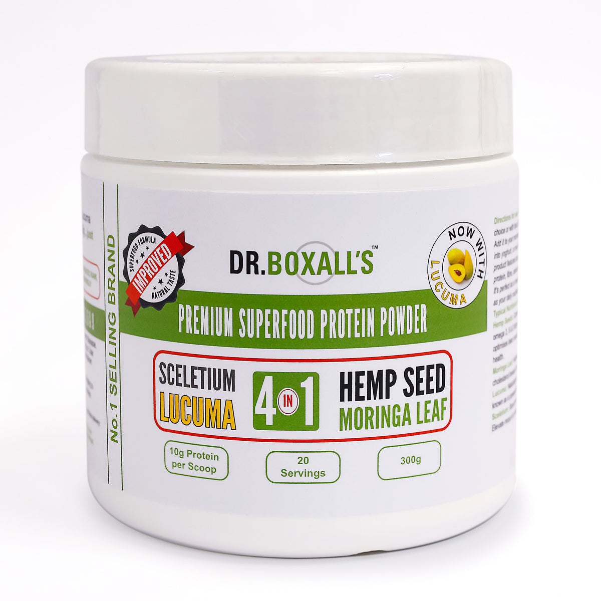 Dr. Boxall's Sceletium, Moringa & Hemp Seed Powder 300g