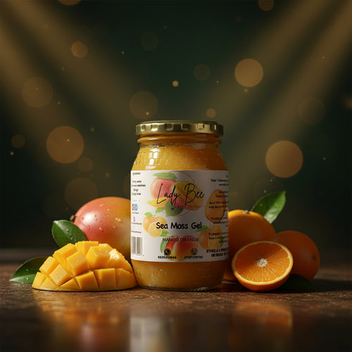 LadyBeeSeaMossMangoOrangeFlavoredSeaMossGelhero