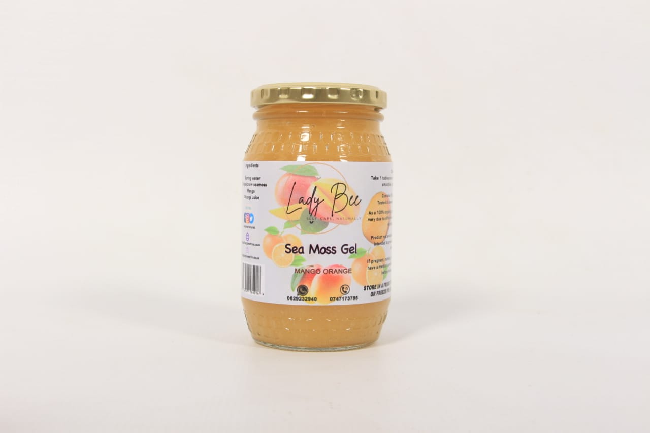 LadyBee's Mango Orange Sea Moss Gel