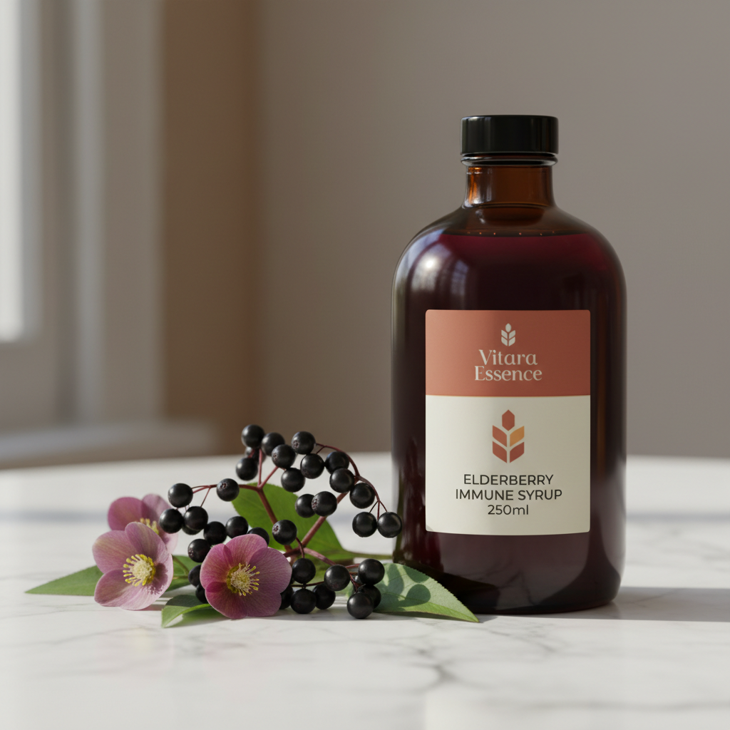 Vitara Essence Elderberry Immune Syrup