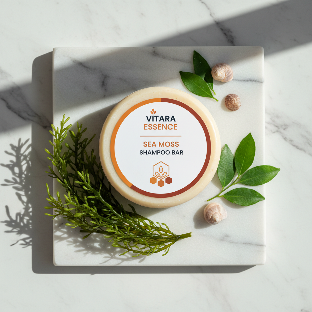 Vitara Essence Sea Moss Shampoo Bar
